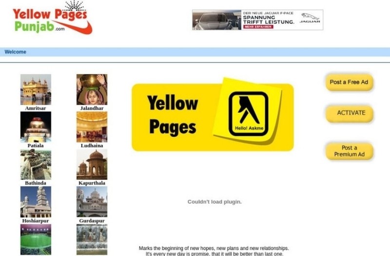 Punjab Yellow pages by Classic Computers